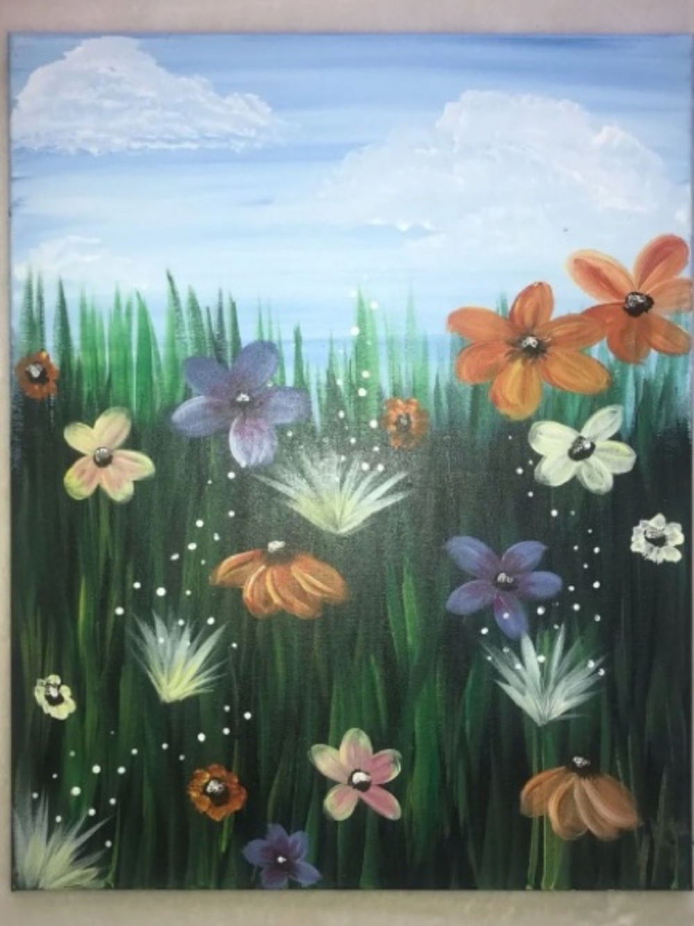 Floral Painting 16” x 20”